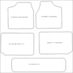 Chrysler Grand Voyager Car Mats for Stow and Go